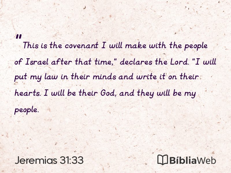 Jeremias 31:33 em imagem para compartilhar