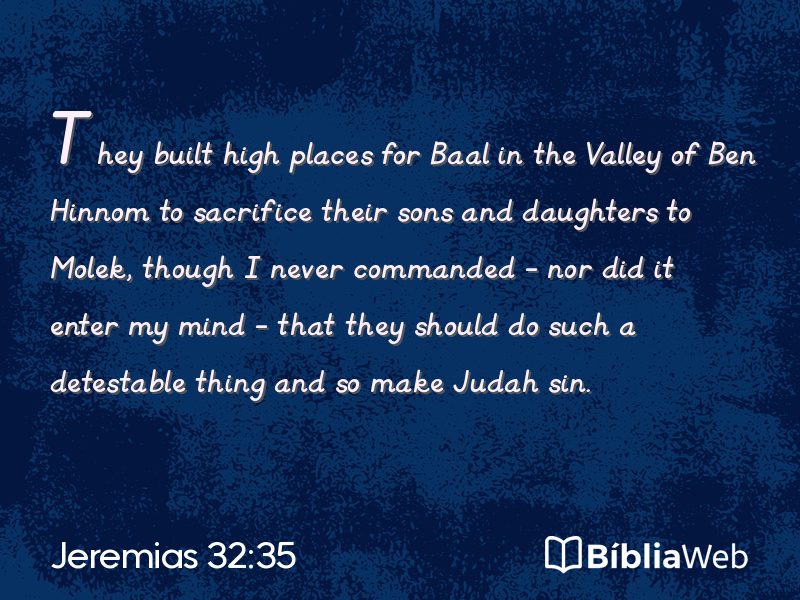 Jeremias 32:35 em imagem para compartilhar