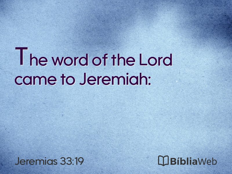 Jeremias 33:19 em imagem para compartilhar