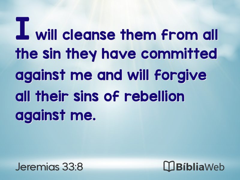 Jeremias 33:8 em imagem para compartilhar