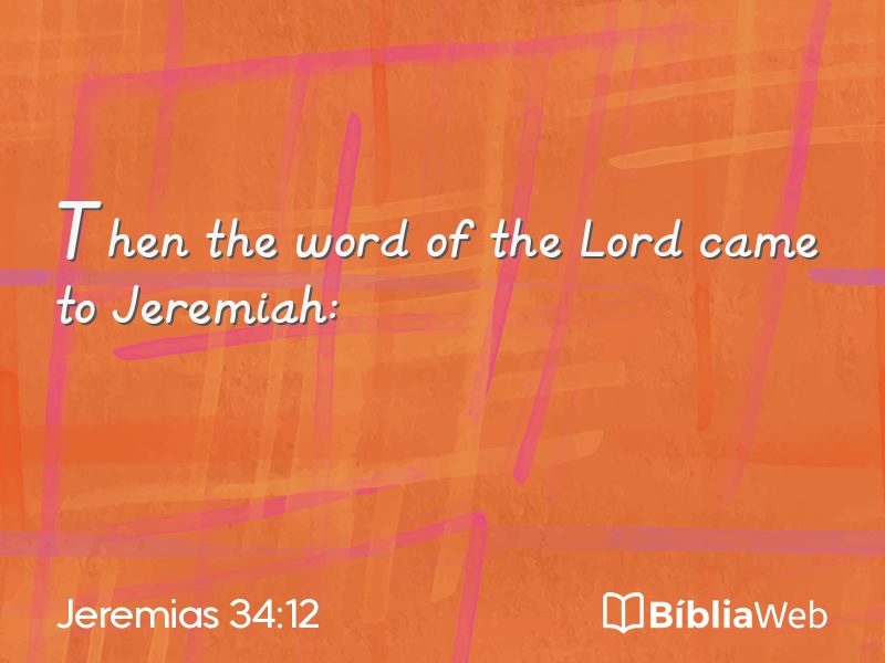 Jeremias 34:12 em imagem para compartilhar