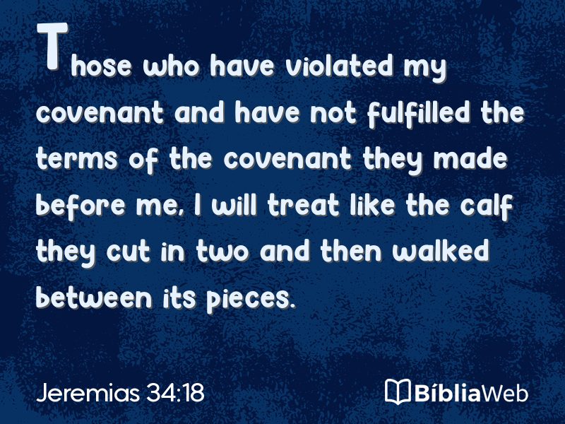 Jeremias 34:18 em imagem para compartilhar