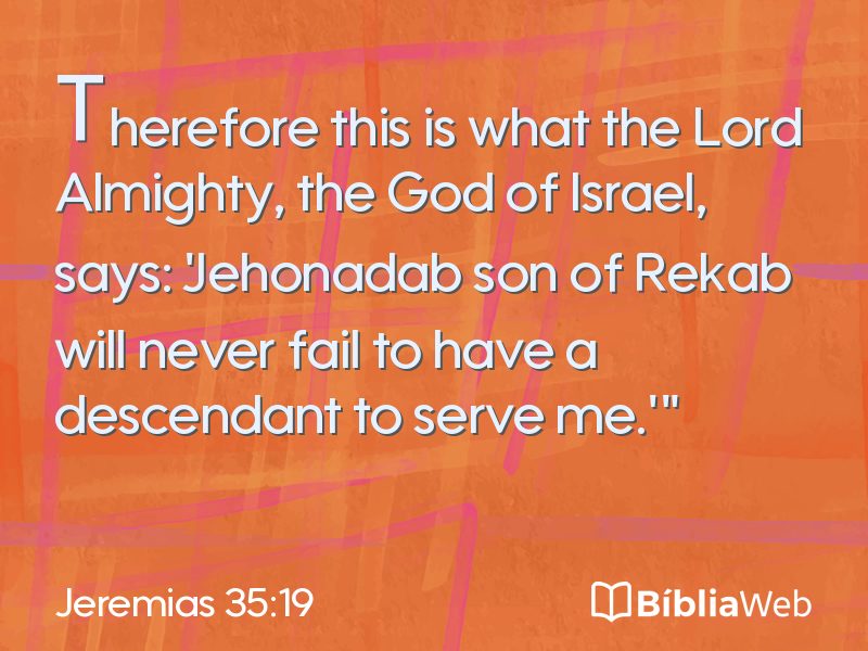Jeremias 35:19 em imagem para compartilhar