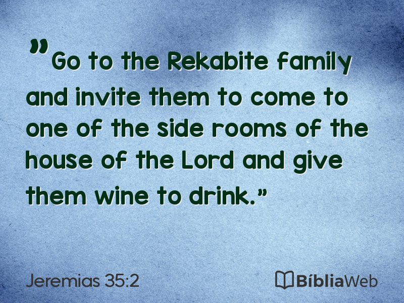 Jeremias 35:2 em imagem para compartilhar
