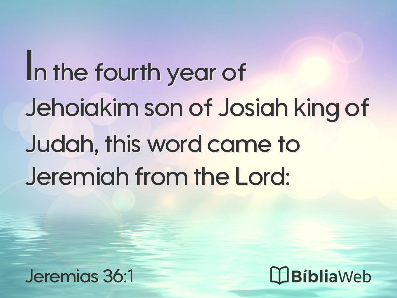 Jeremias 36:1 em imagem para compartilhar