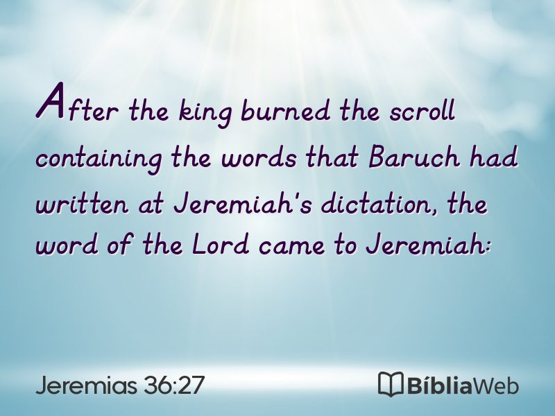 Jeremias 36:27 em imagem para compartilhar