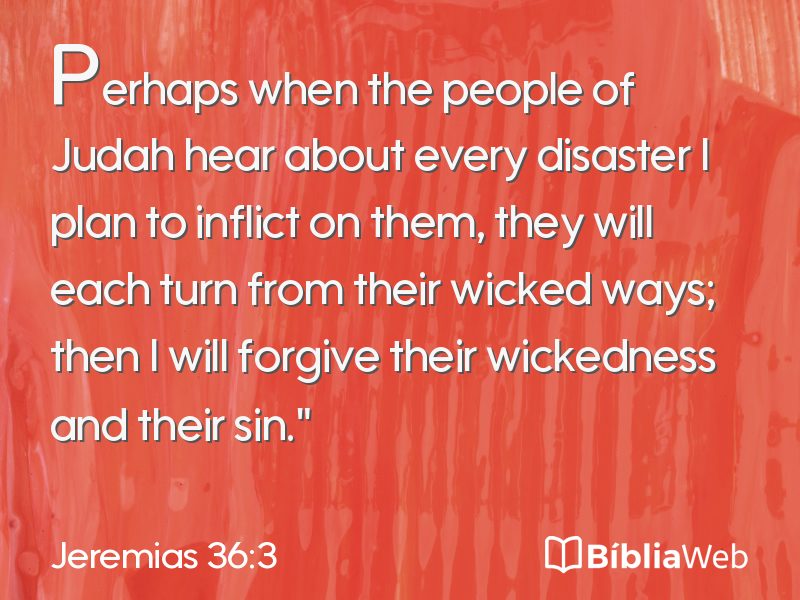 Jeremias 36:3 em imagem para compartilhar