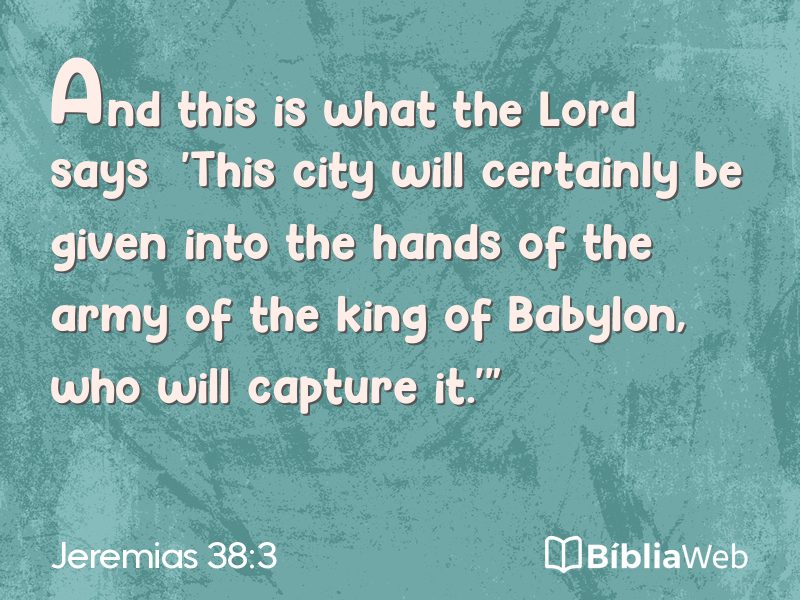 Jeremias 38:3 em imagem para compartilhar