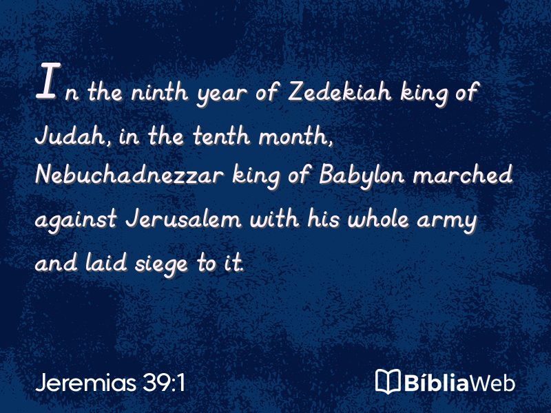Jeremias 39:1 em imagem para compartilhar