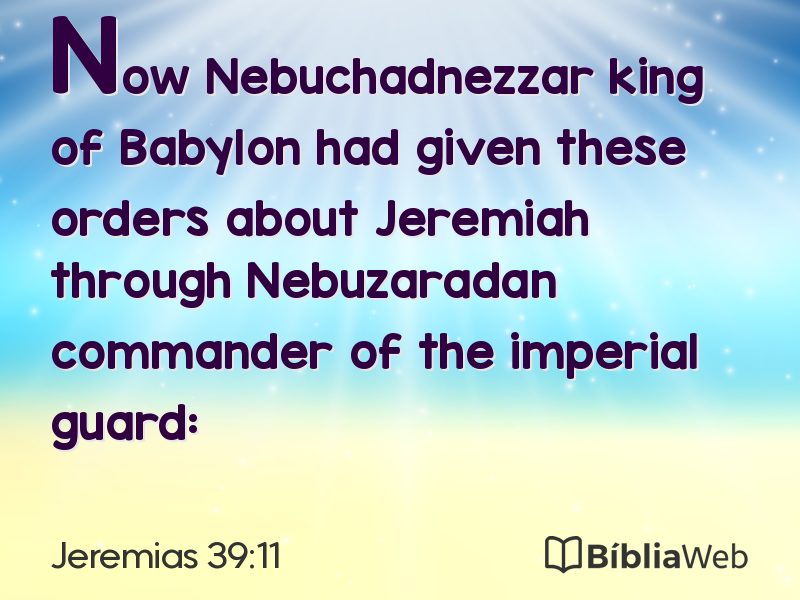 Jeremias 39:11 em imagem para compartilhar