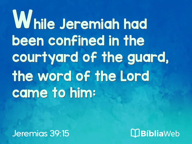 Jeremias 39:15 em imagem para compartilhar