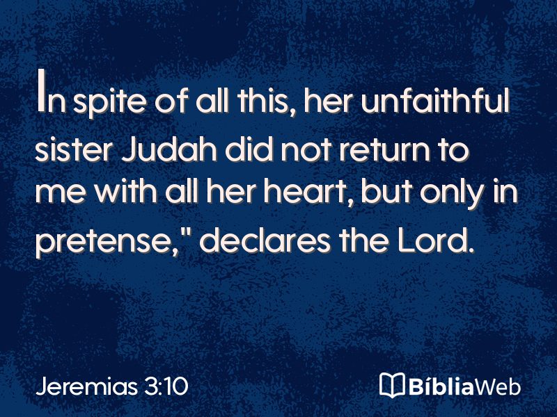 Jeremias 3:10 em imagem para compartilhar