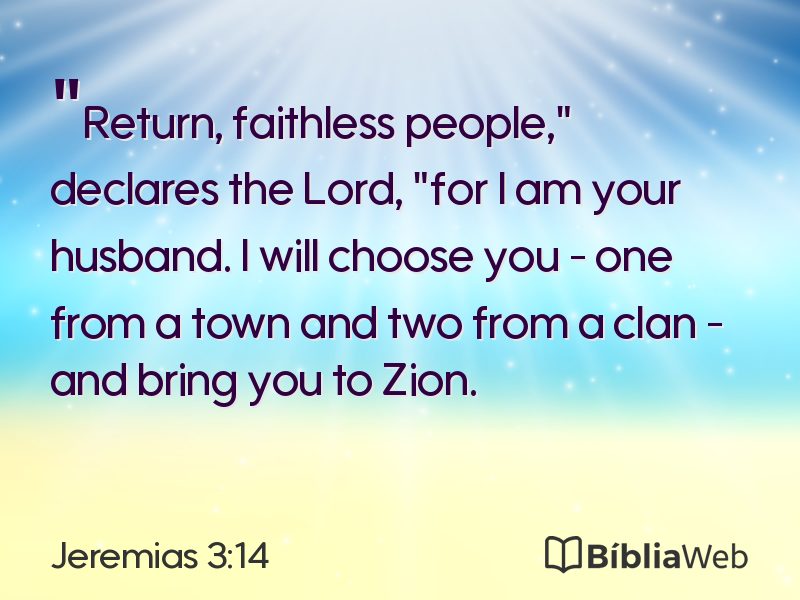 Jeremias 3:14 em imagem para compartilhar