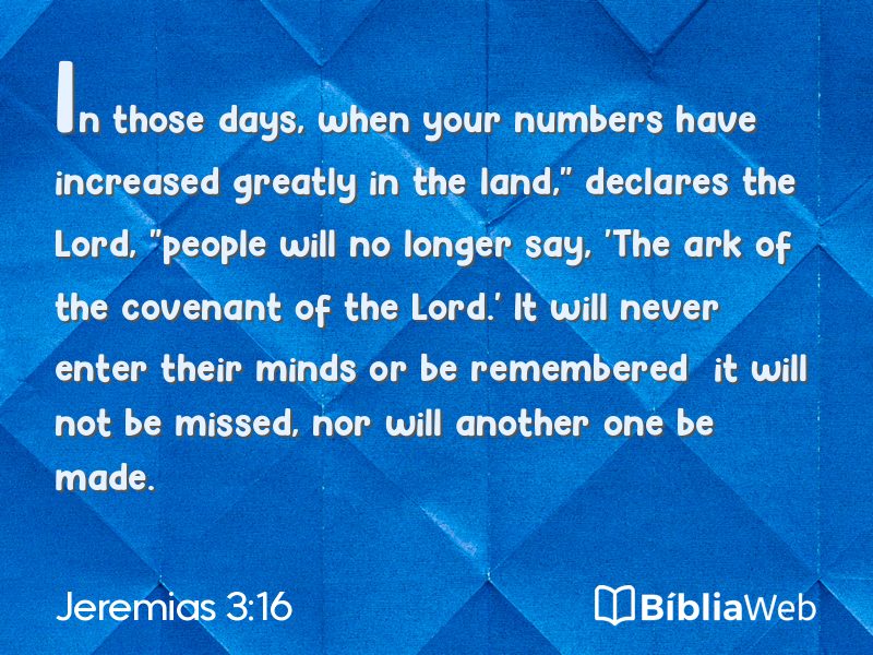 Jeremias 3:16 em imagem para compartilhar