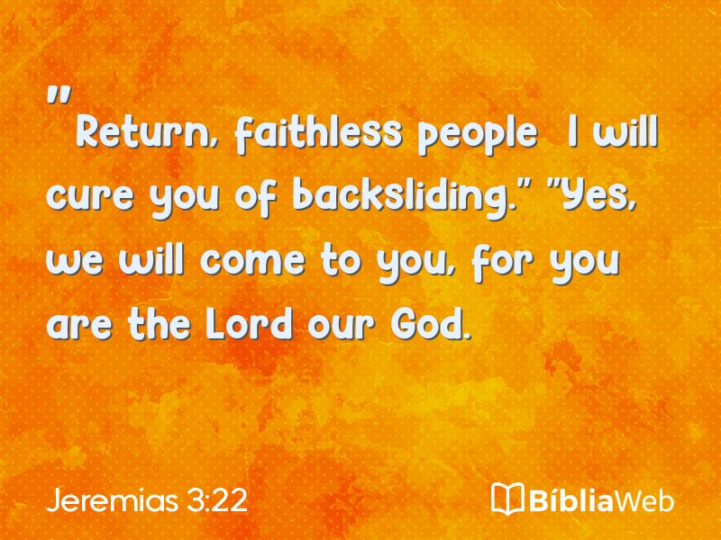Jeremias 3:22 em imagem para compartilhar