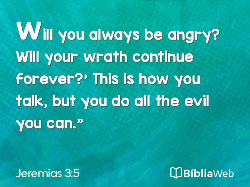 Jeremias 3:5 em imagem para compartilhar
