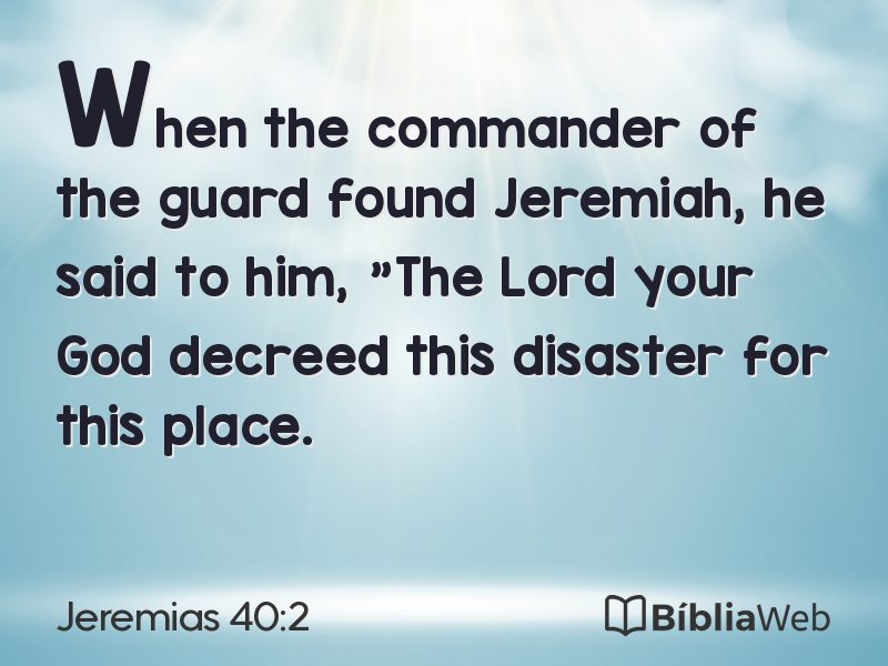 Jeremias 40:2 em imagem para compartilhar