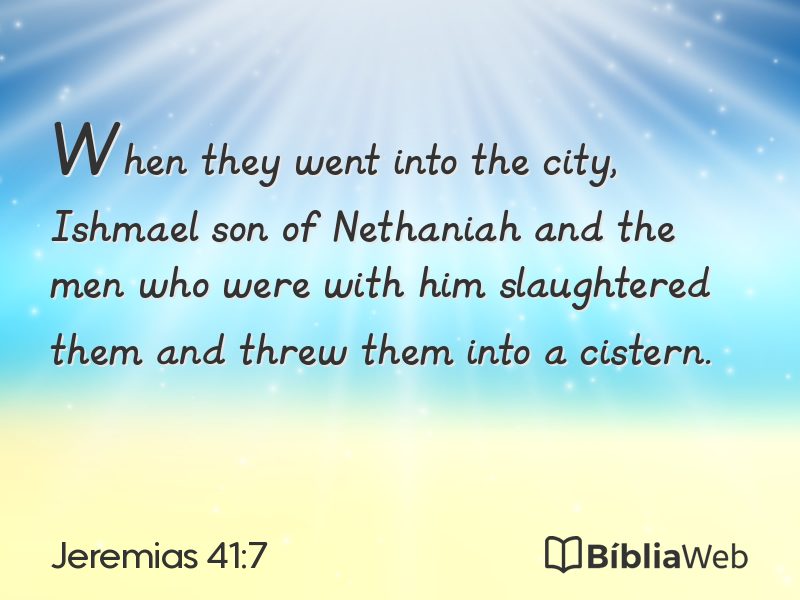 Jeremias 41:7 em imagem para compartilhar