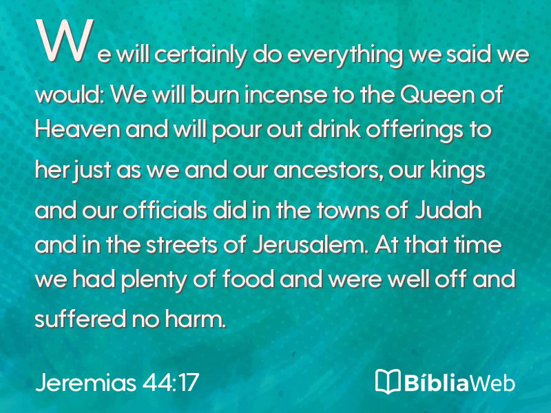 Jeremias 44:17 em imagem para compartilhar