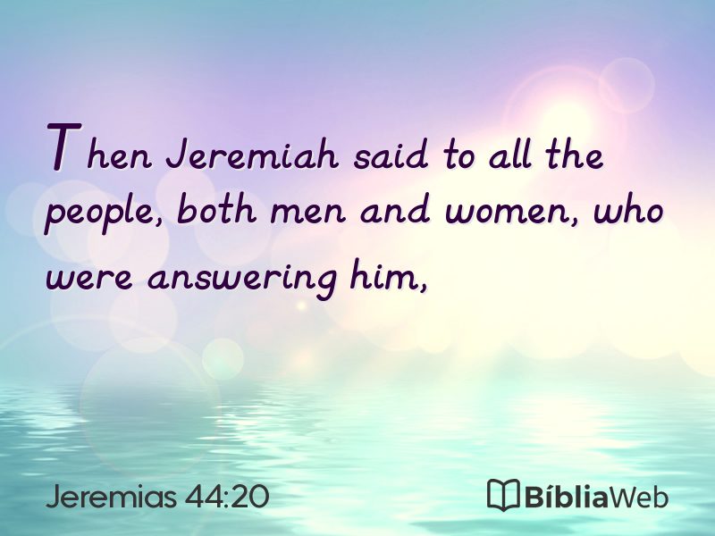 Jeremias 44:20 em imagem para compartilhar