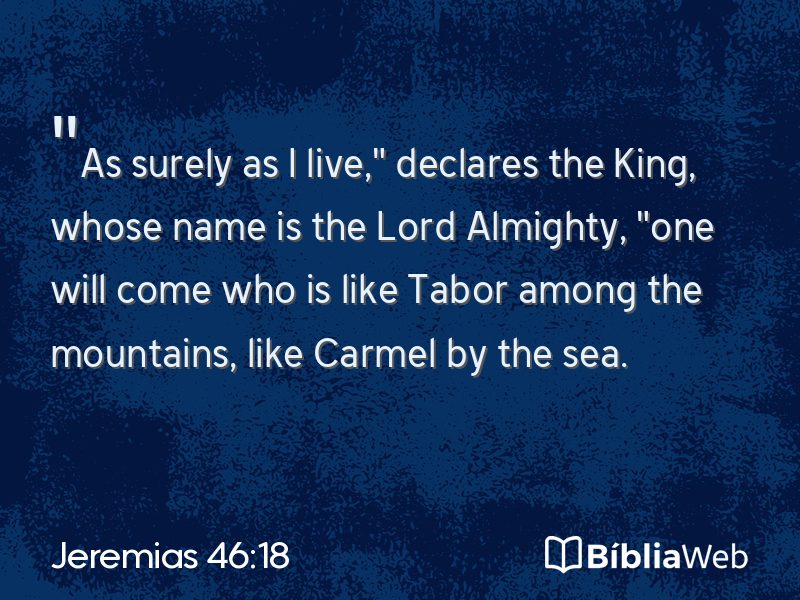 Jeremias 46:18 em imagem para compartilhar
