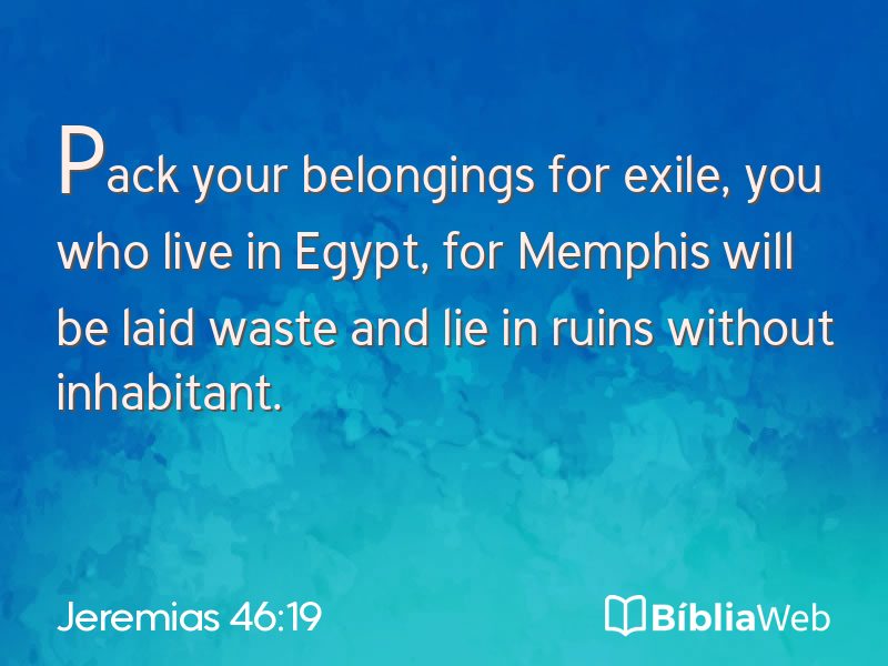 Jeremias 46:19 em imagem para compartilhar
