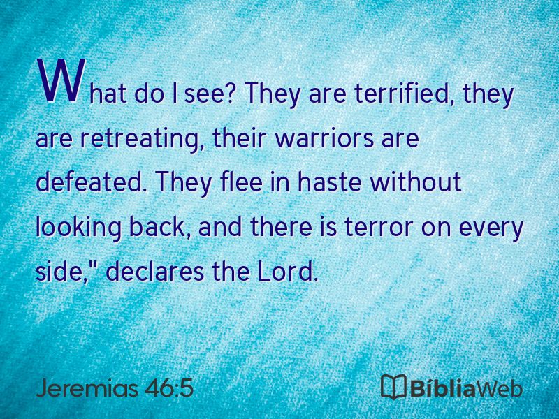 Jeremias 46:5 em imagem para compartilhar
