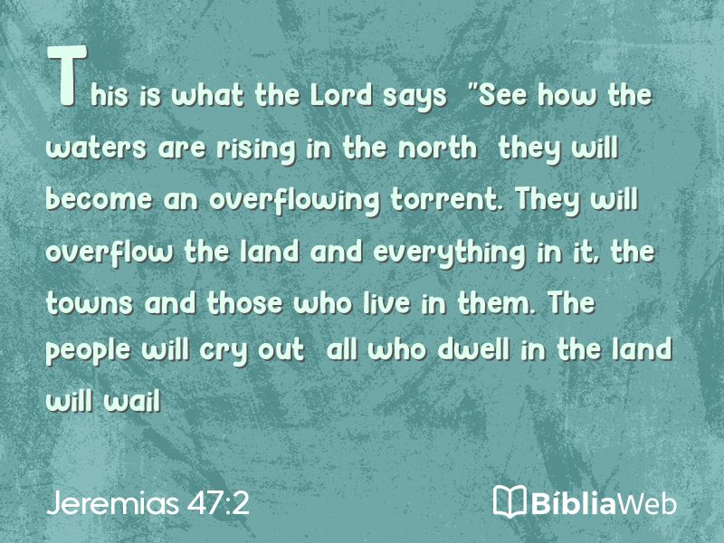 Jeremias 47:2 em imagem para compartilhar