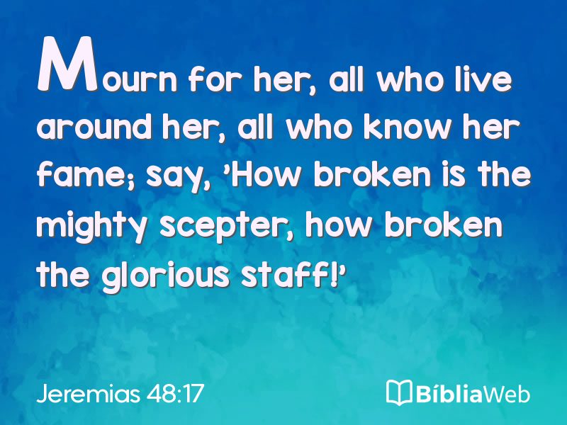 Jeremias 48:17 em imagem para compartilhar