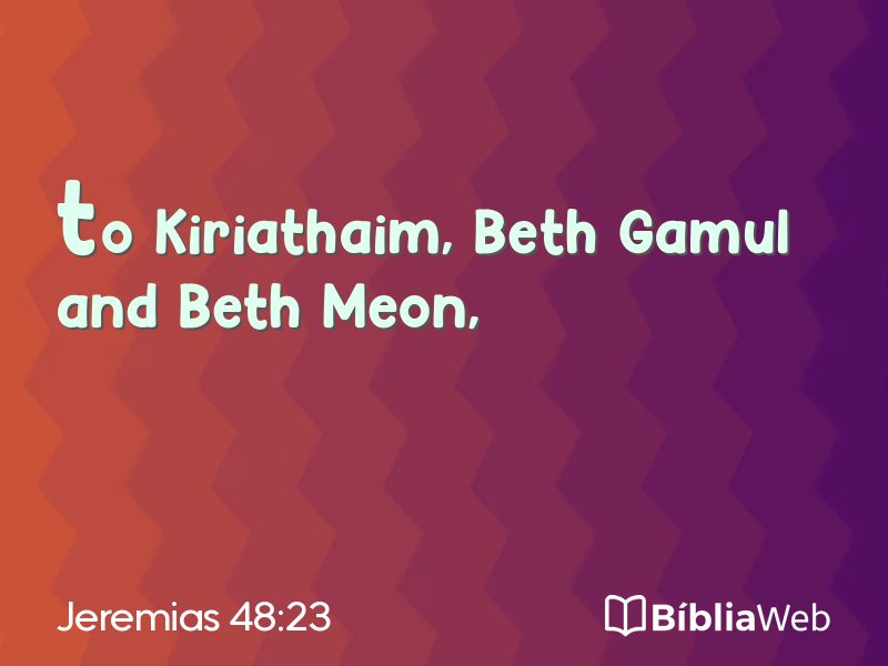 Jeremias 48:23 em imagem para compartilhar