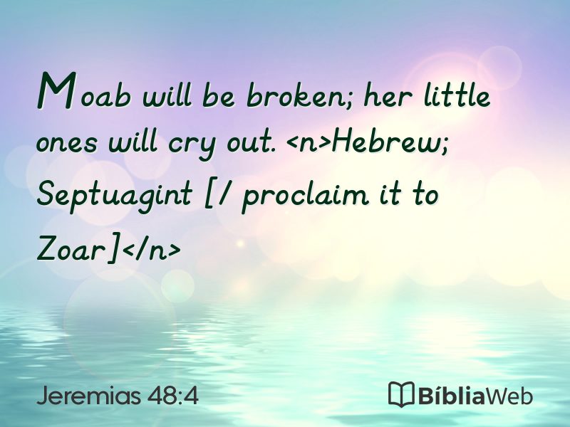 Jeremias 48:4 em imagem para compartilhar