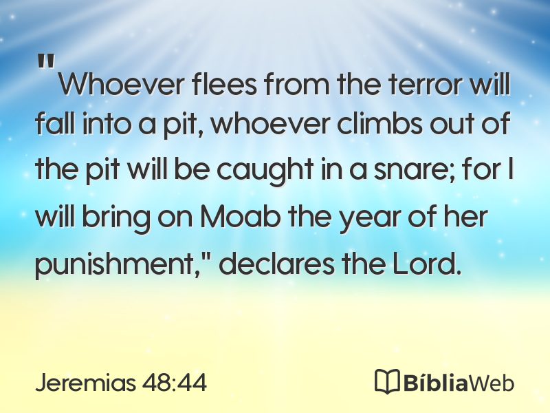 Jeremias 48:44 em imagem para compartilhar