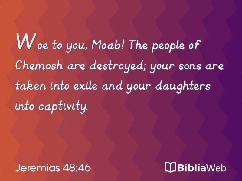 Jeremias 48:46 em imagem para compartilhar