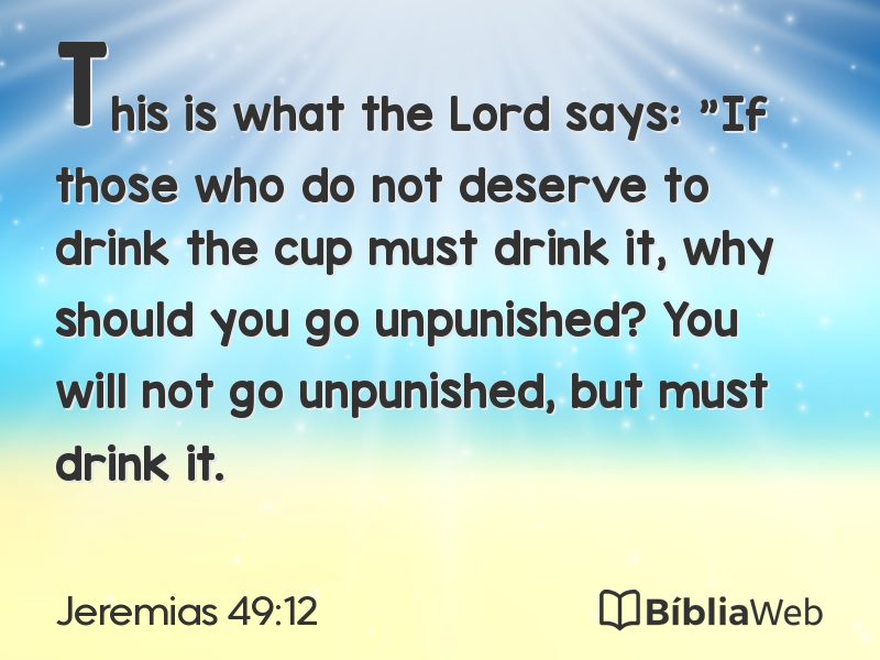 Jeremias 49:12 em imagem para compartilhar