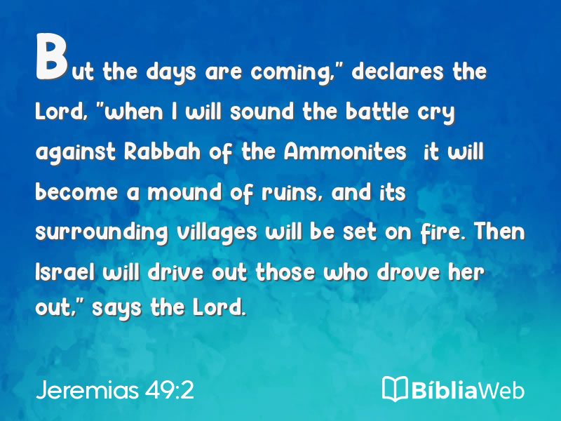 Jeremias 49:2 em imagem para compartilhar