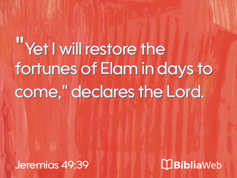 Jeremias 49:39 em imagem para compartilhar