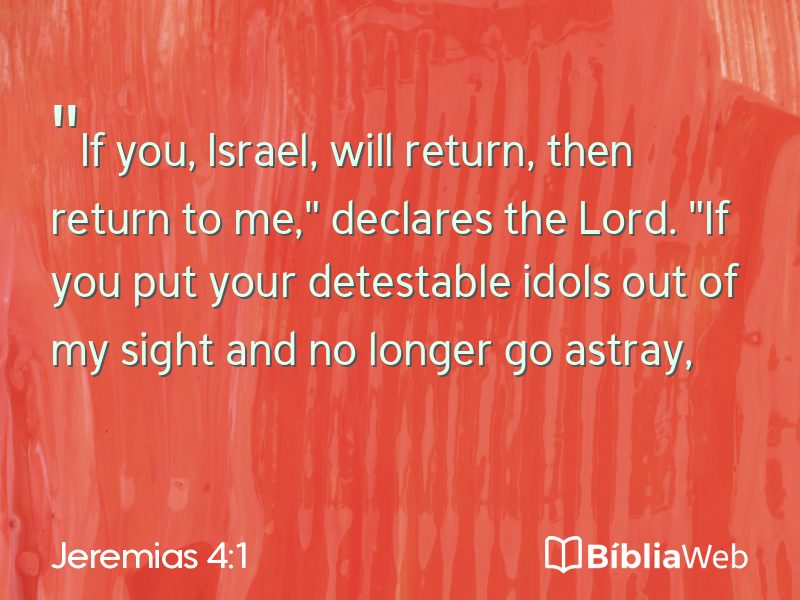 Jeremias 4:1 em imagem para compartilhar