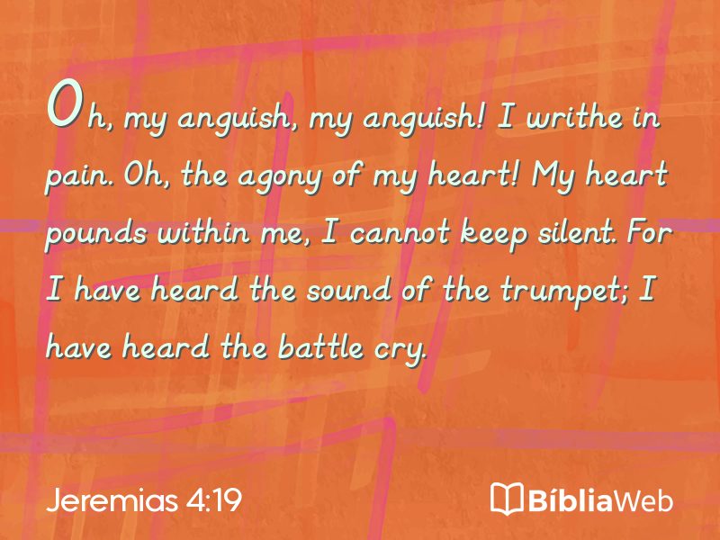 Jeremias 4:19 em imagem para compartilhar