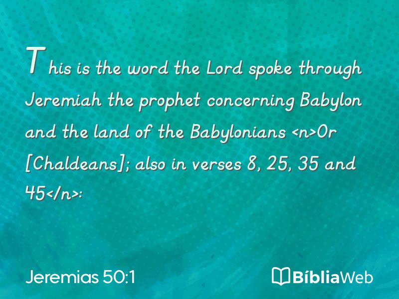 Jeremias 50:1 em imagem para compartilhar
