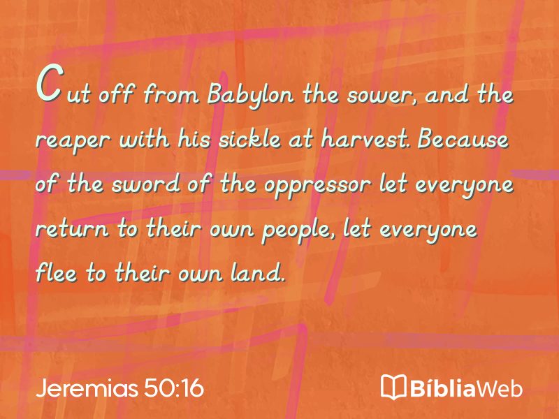 Jeremias 50:16 em imagem para compartilhar
