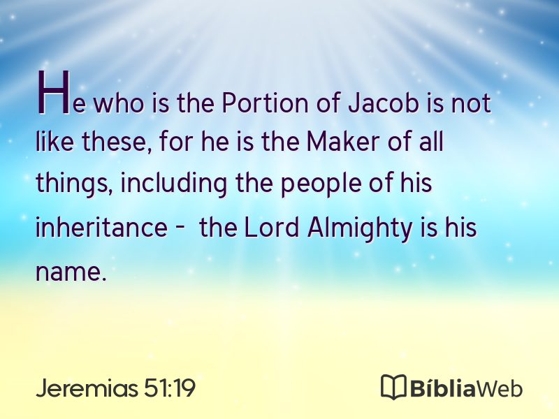 Jeremias 51:19 em imagem para compartilhar