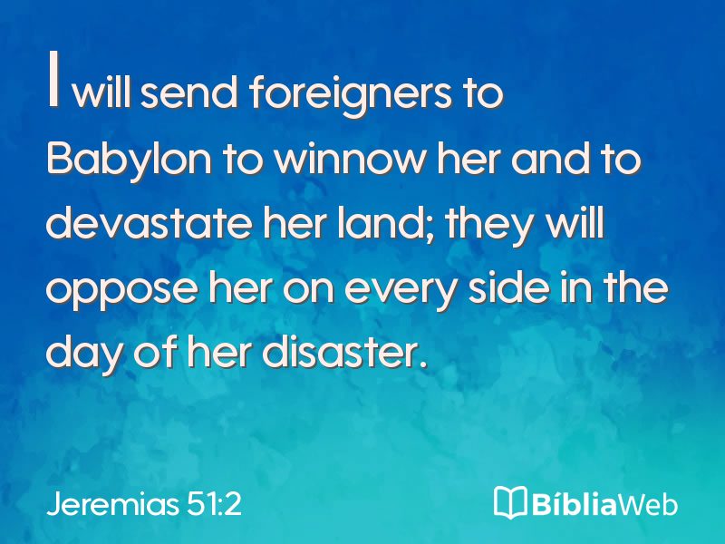 Jeremias 51:2 em imagem para compartilhar