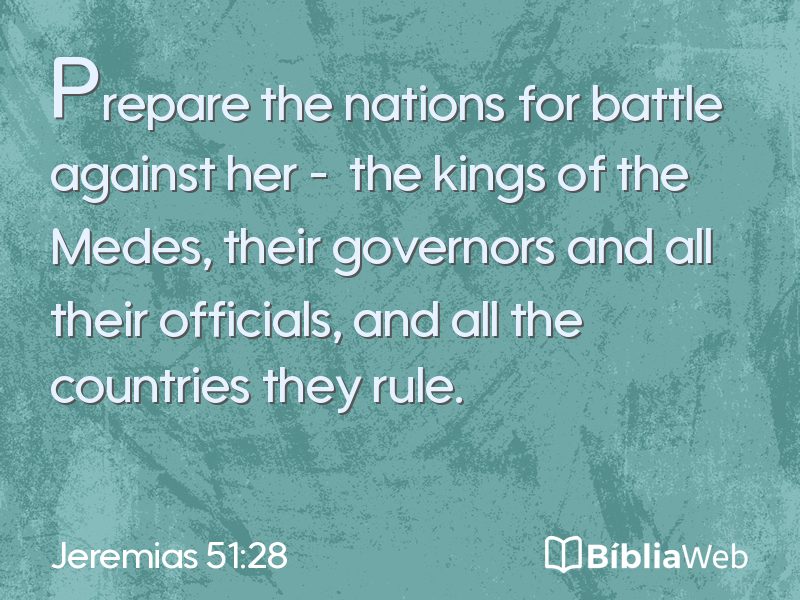 Jeremias 51:28 em imagem para compartilhar