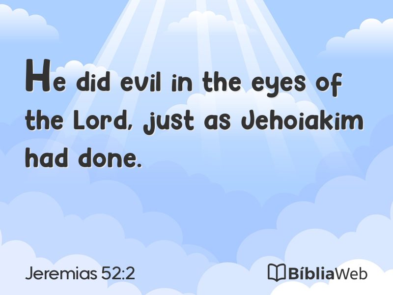 Jeremias 52:2 em imagem para compartilhar