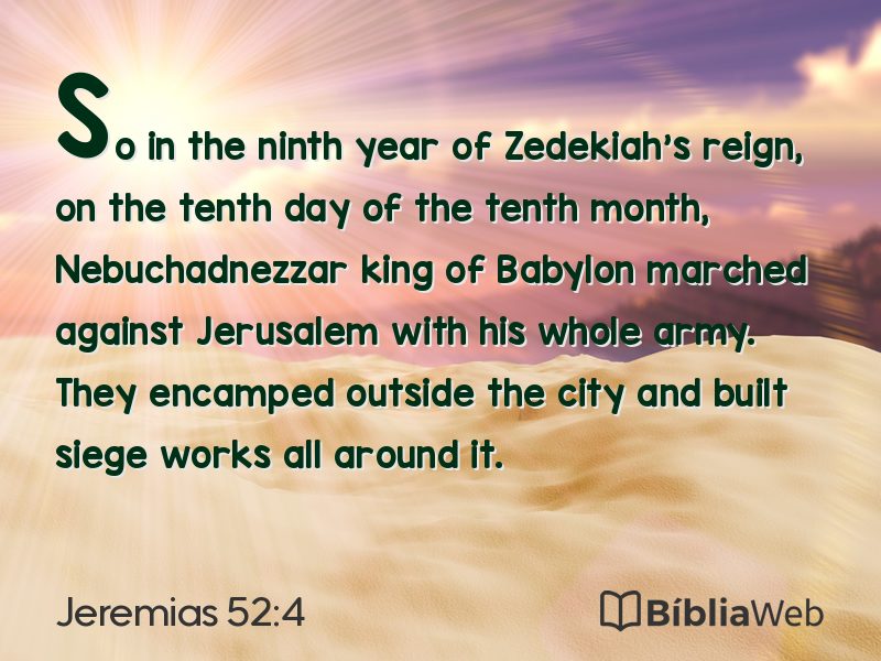 Jeremias 52:4 em imagem para compartilhar