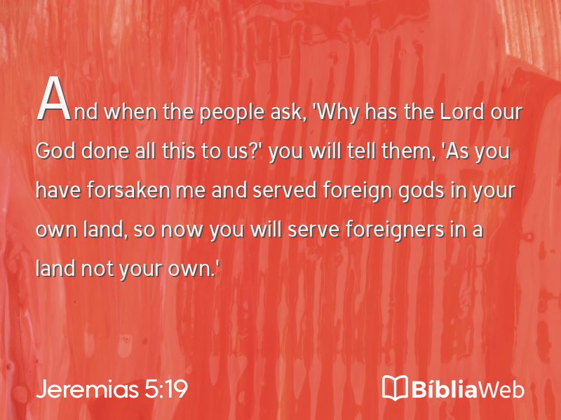 Jeremias 5:19 em imagem para compartilhar