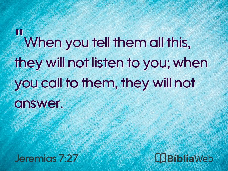 Jeremias 7:27 em imagem para compartilhar