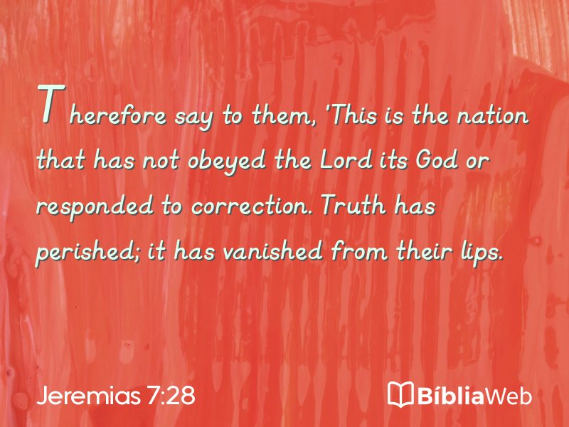 Jeremias 7:28 em imagem para compartilhar