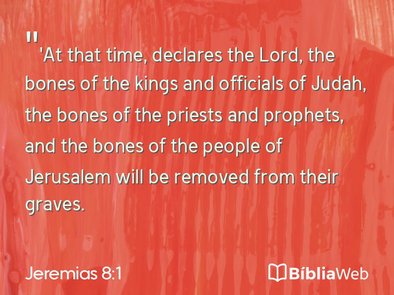 Jeremias 8:1 em imagem para compartilhar