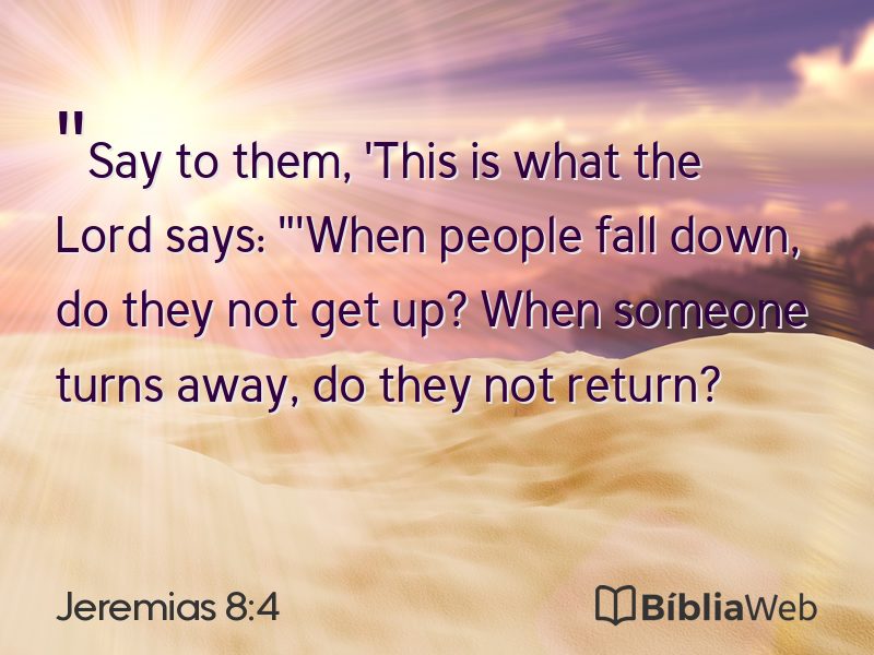 Jeremias 8:4 em imagem para compartilhar